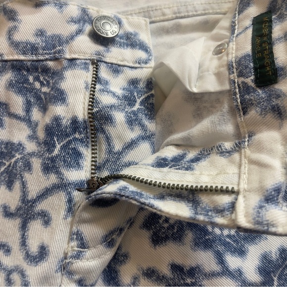 LRL Lauren Ralph Lauren Floral Petite Jeans 6P - Picture 8 of 8
